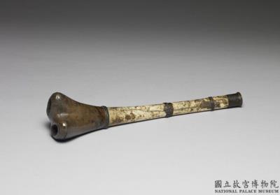 图片[2]-Human tibia trumpets with brass mounting, made in Tibet, Qing dynasty (1644-1911)-China Archive